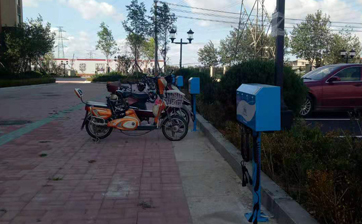 小区电动自行车充电站