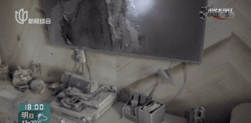 电瓶车电瓶爆炸，房间被毁